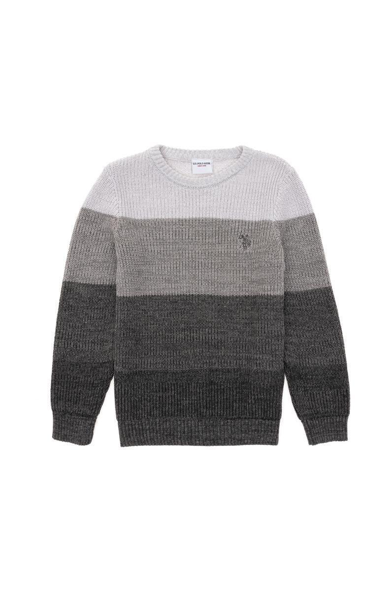 Erkek Çocuk Antrasit Melanj Kazak