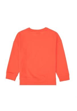 Kız Çocuk Nar Çiçeği Bisiklet Yaka Sweatshirt - 50296378030