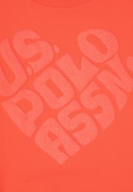 Kız Çocuk Nar Çiçeği Bisiklet Yaka Sweatshirt - 50296378030