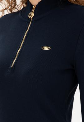 Kadın Lacivert Fermuarlı Sweatshirt - 50299040024