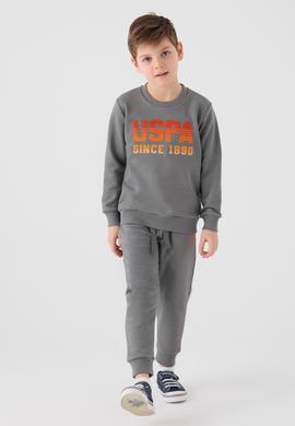 Erkek Çocuk Koyu Gri Pijama Takımı - 50299492003