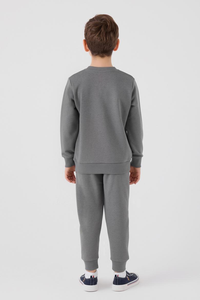 Erkek Çocuk Koyu Gri Pijama Takımı - 50299492003