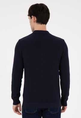 Erkek Lacivert Basic Kazak - 50298266008