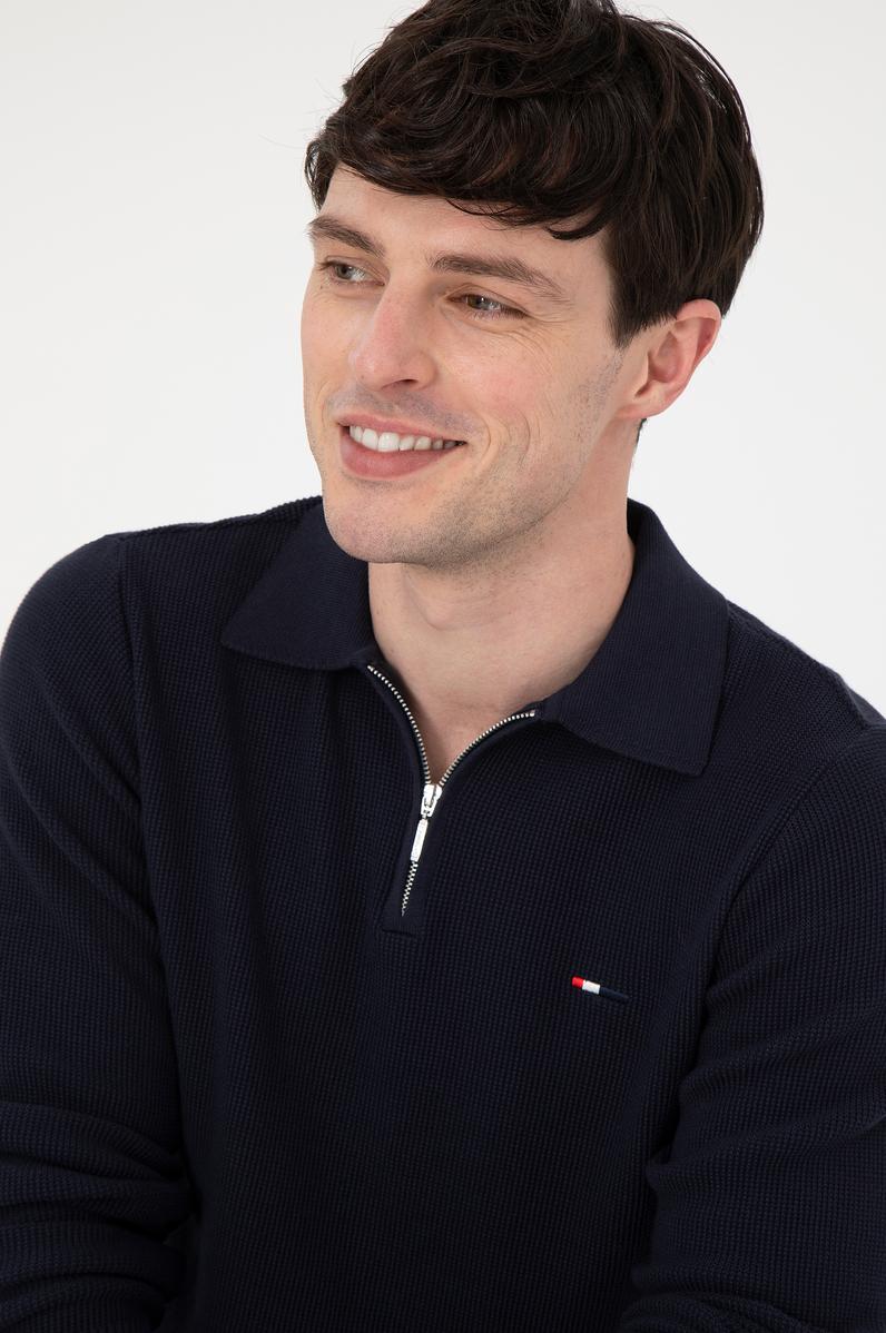 Erkek Lacivert Basic Kazak