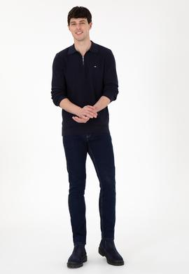 Erkek Lacivert Basic Kazak - 50298266008