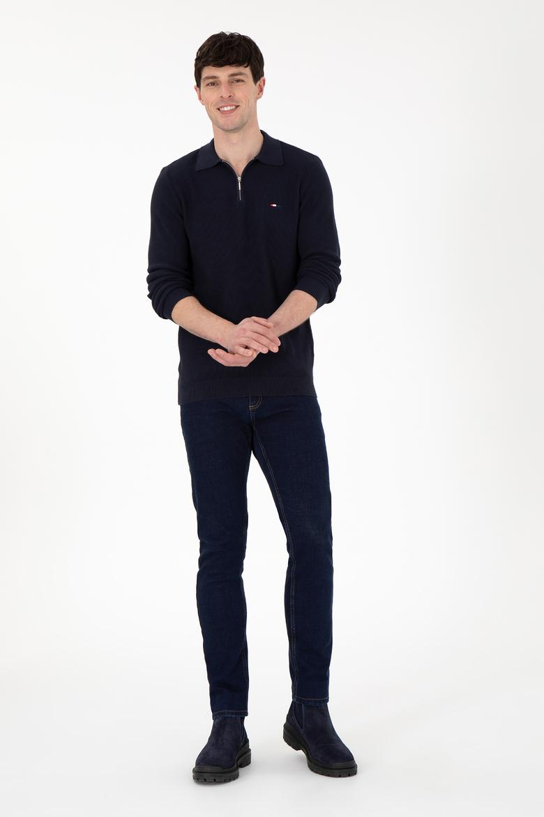 Erkek Lacivert Basic Kazak - 50298266008