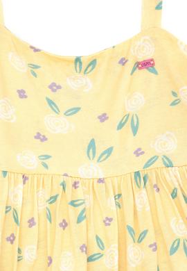 Kız Çocuk Sarı Örme Elbise - 50289160013