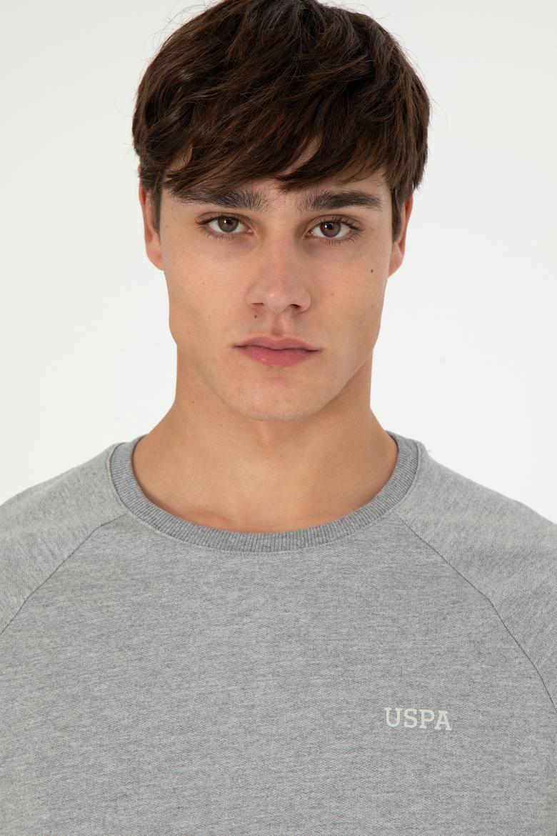Erkek Gri Melanj Sweatshirt - 50293405059
