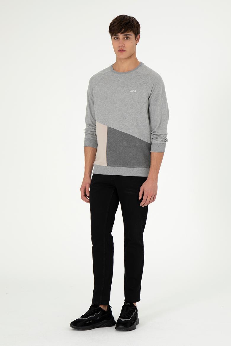 Erkek Gri Melanj Sweatshirt - 50293405059