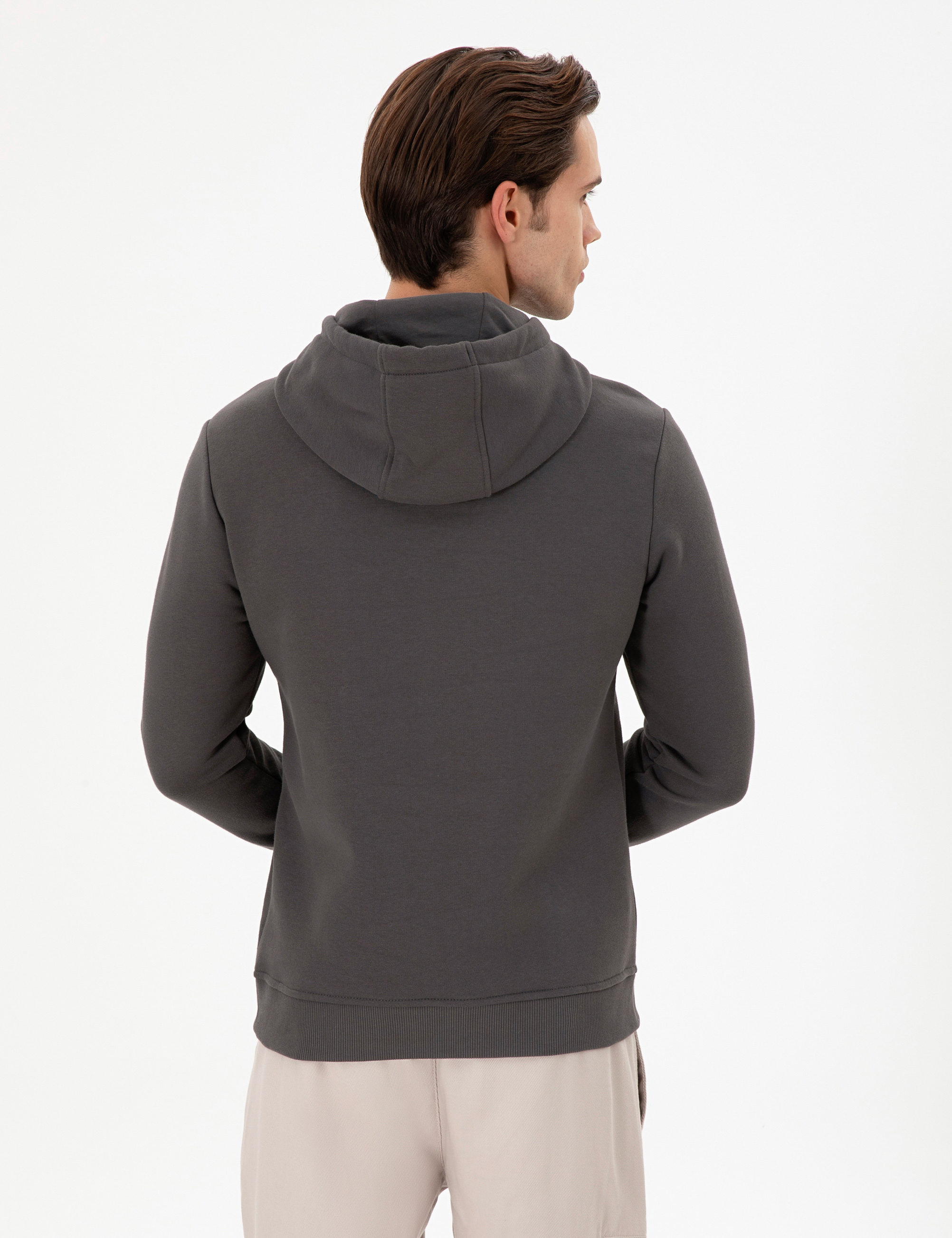 Erkek Antrasit Sweatshirt - Image 5