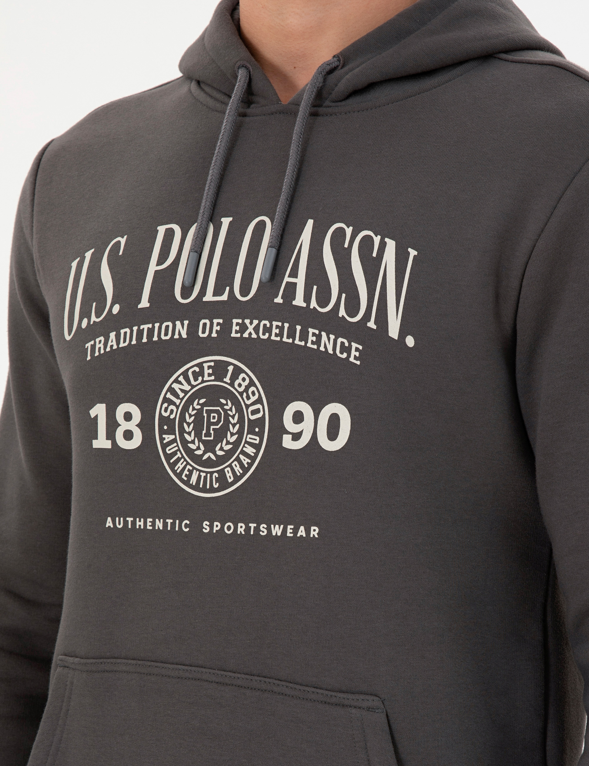 Erkek Antrasit Sweatshirt - Image 7