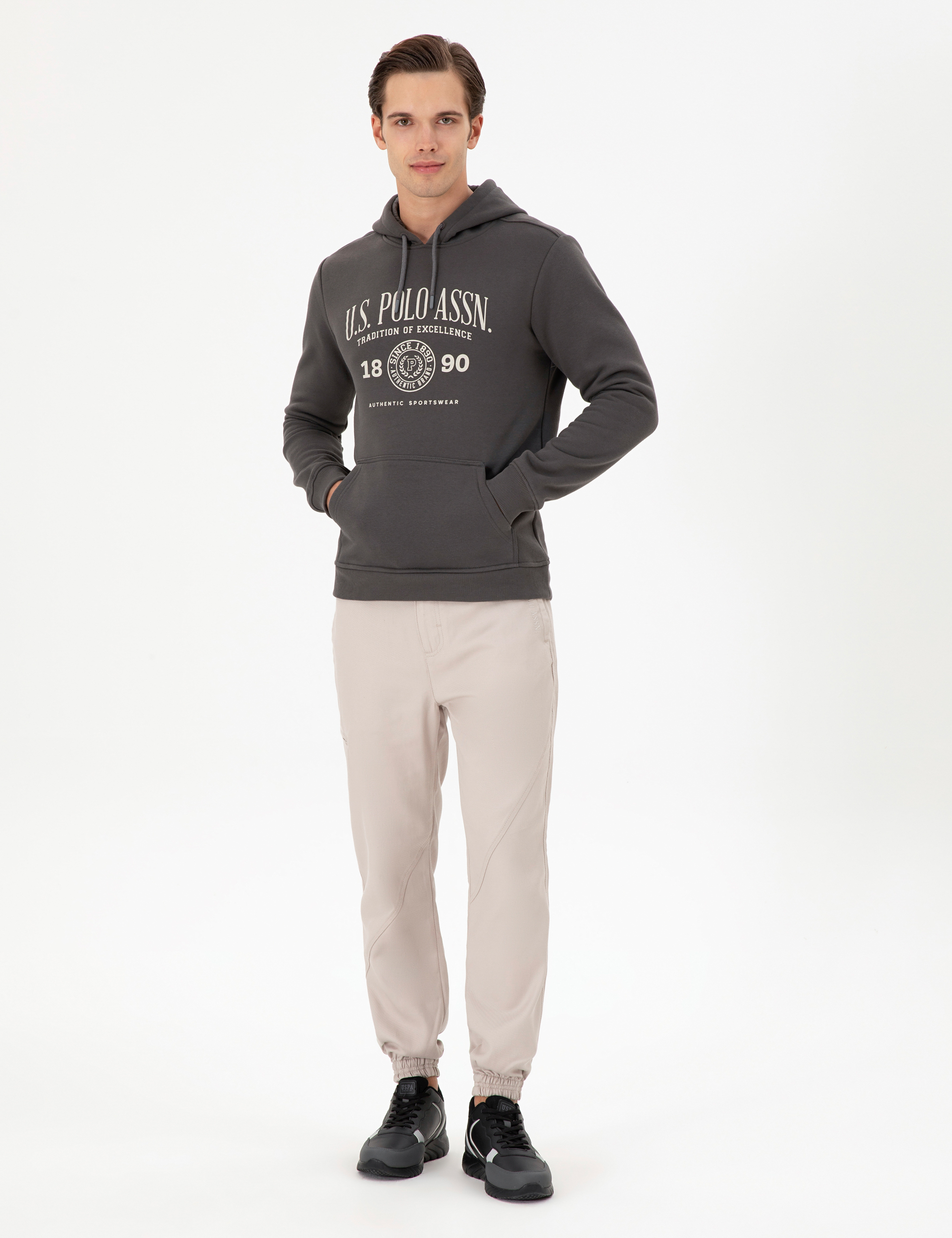 Erkek Antrasit Sweatshirt - Image 4
