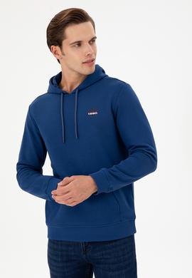 Erkek İndigo Sweatshirt - 50293454016