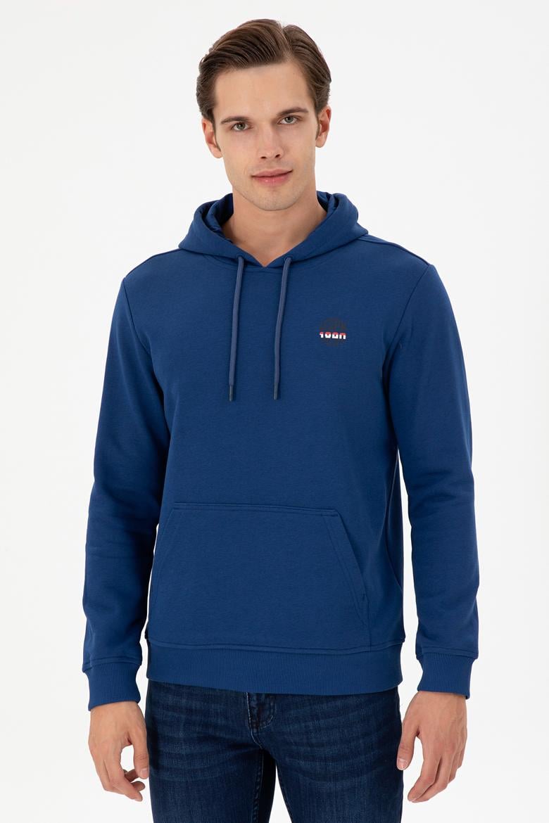 Erkek İndigo Sweatshirt