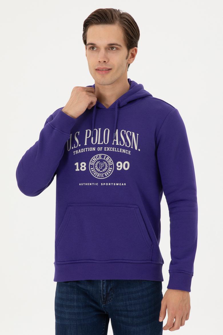 Erkek Mor Sweatshirt