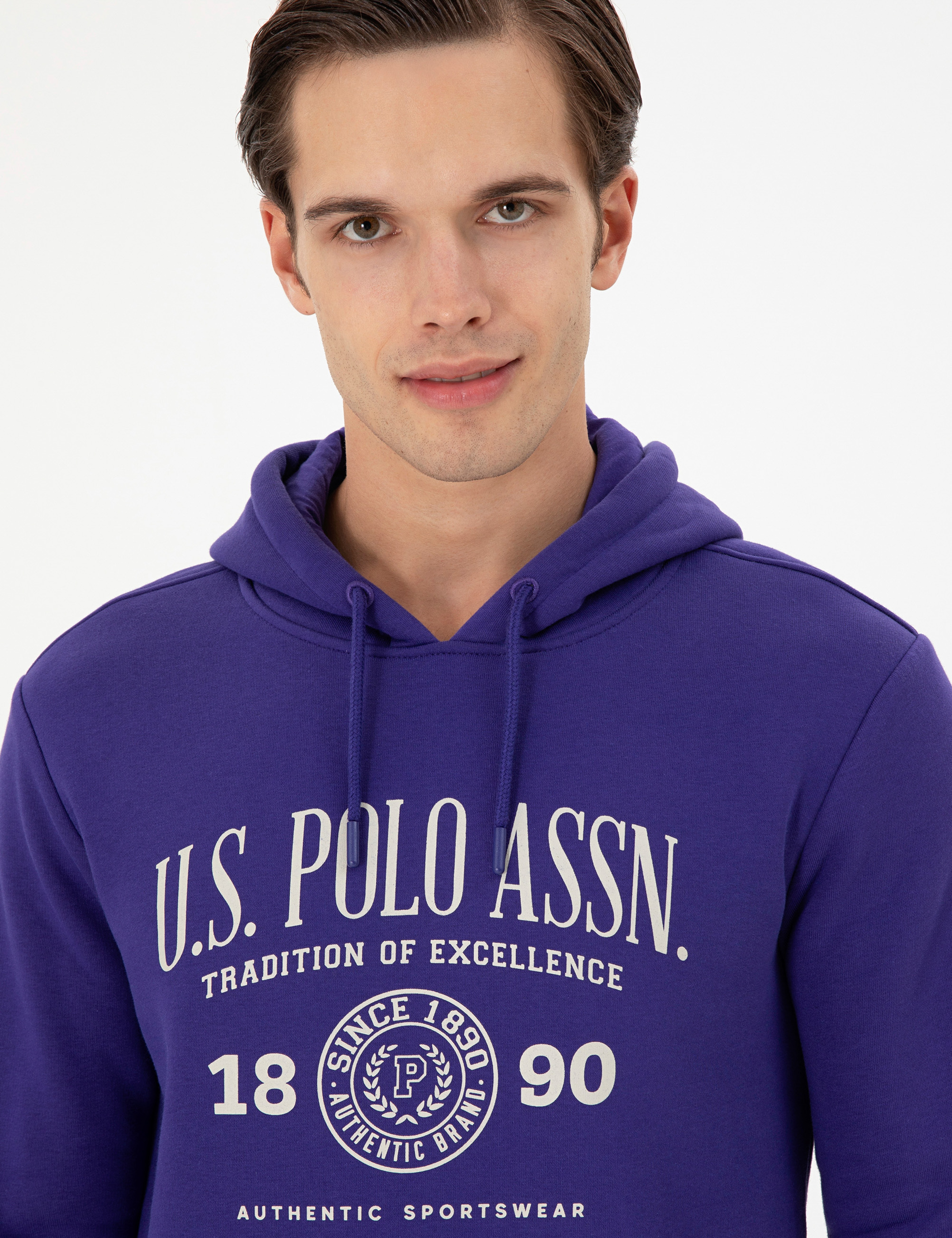 Erkek Mor Sweatshirt - Image 2
