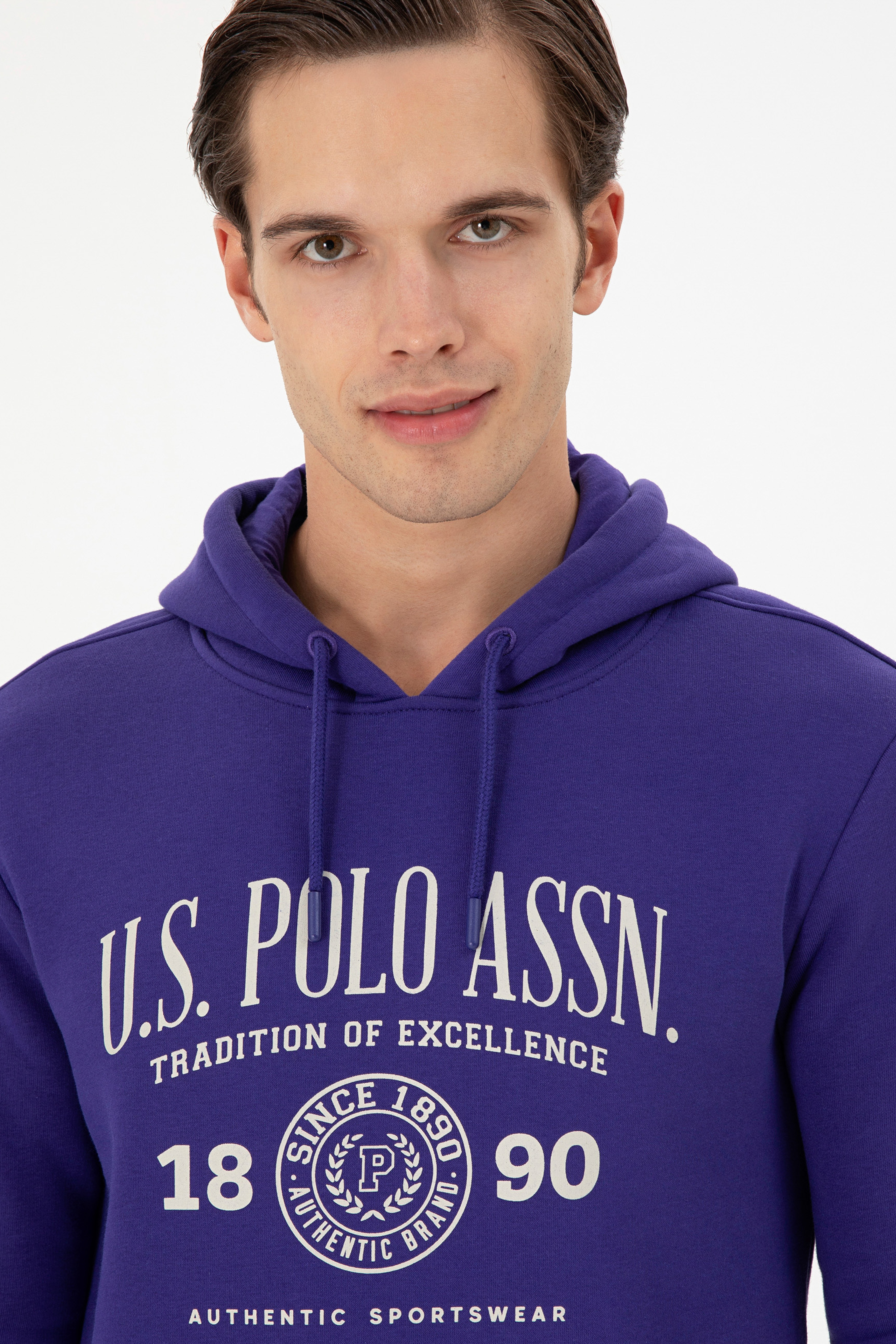 Erkek Mor Sweatshirt