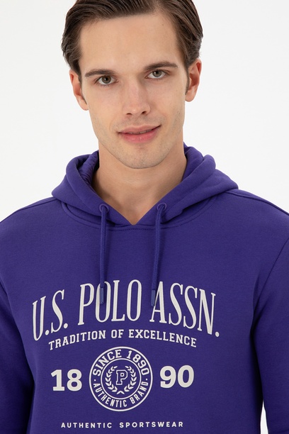 Erkek Mor Sweatshirt