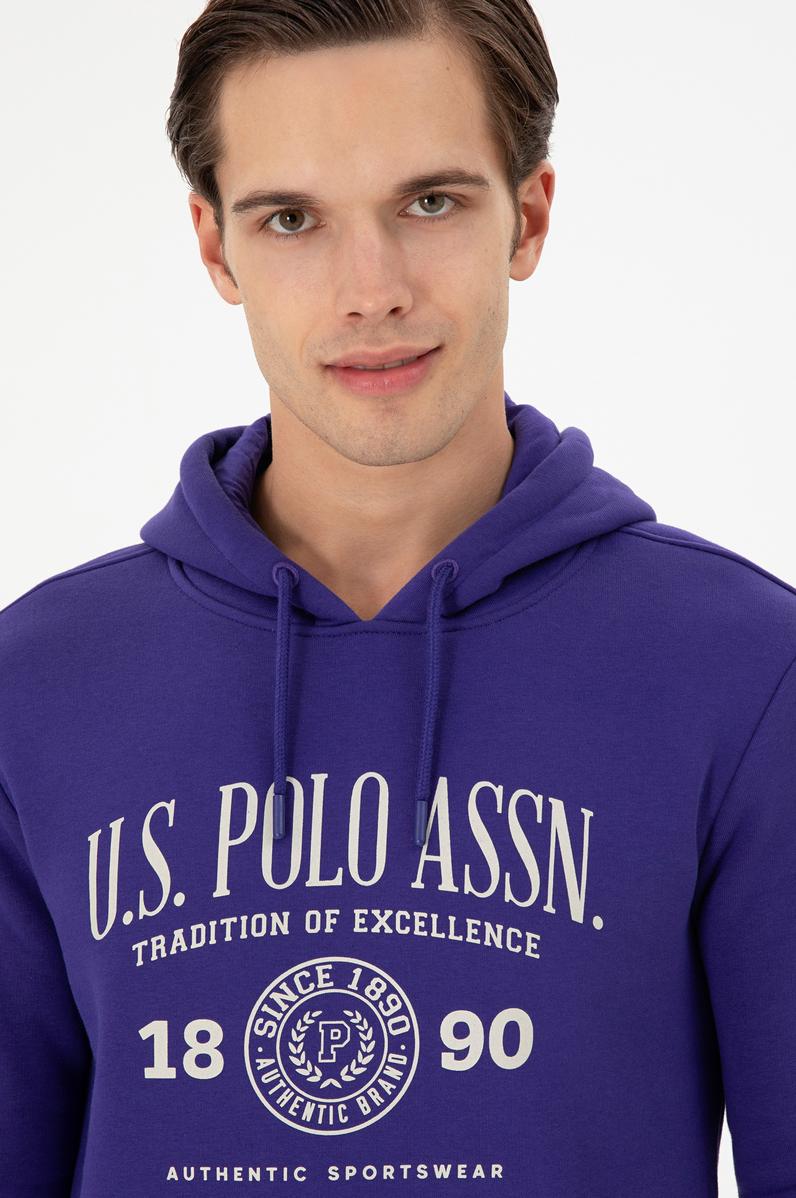 Erkek Mor Sweatshirt