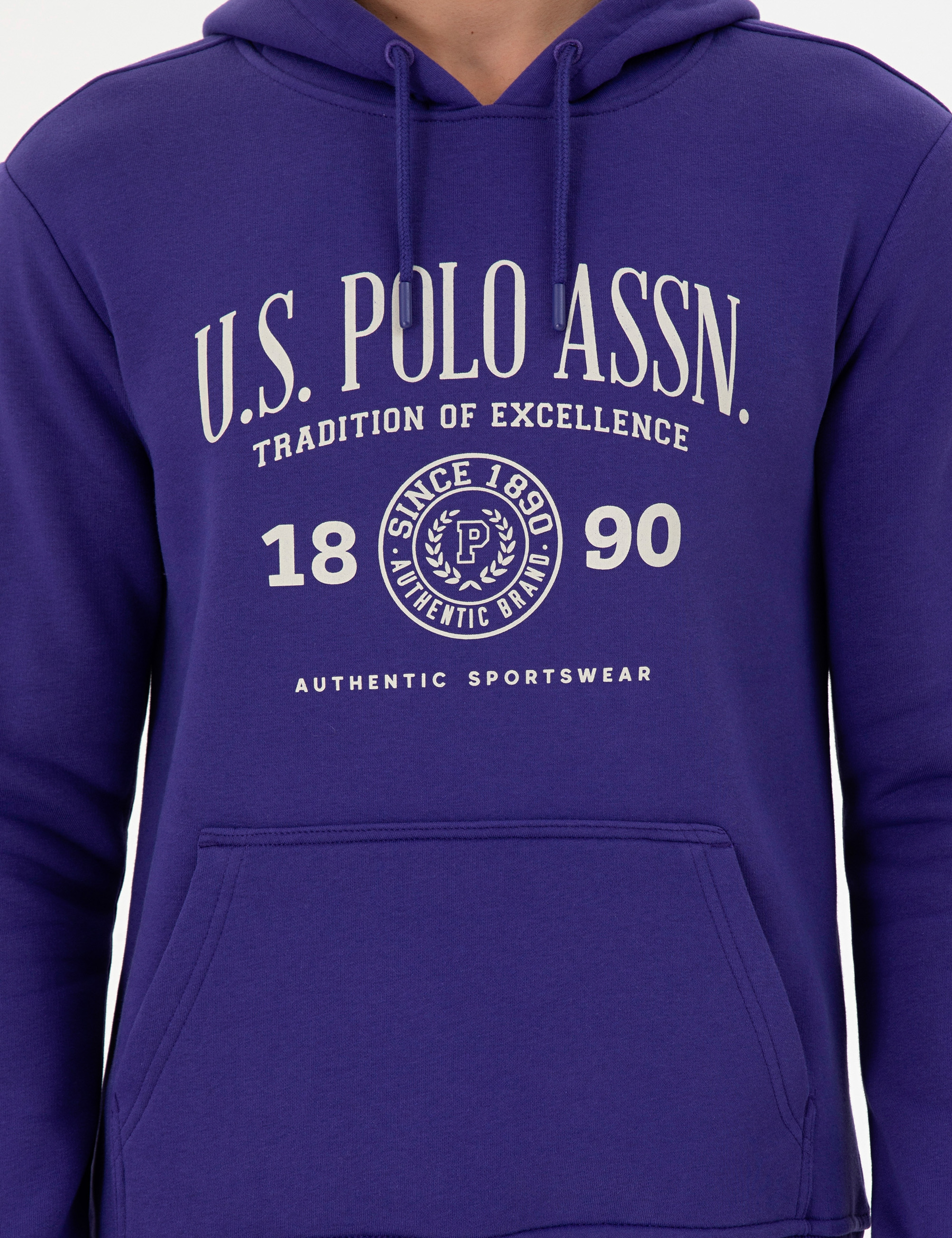 Erkek Mor Sweatshirt - Image 6