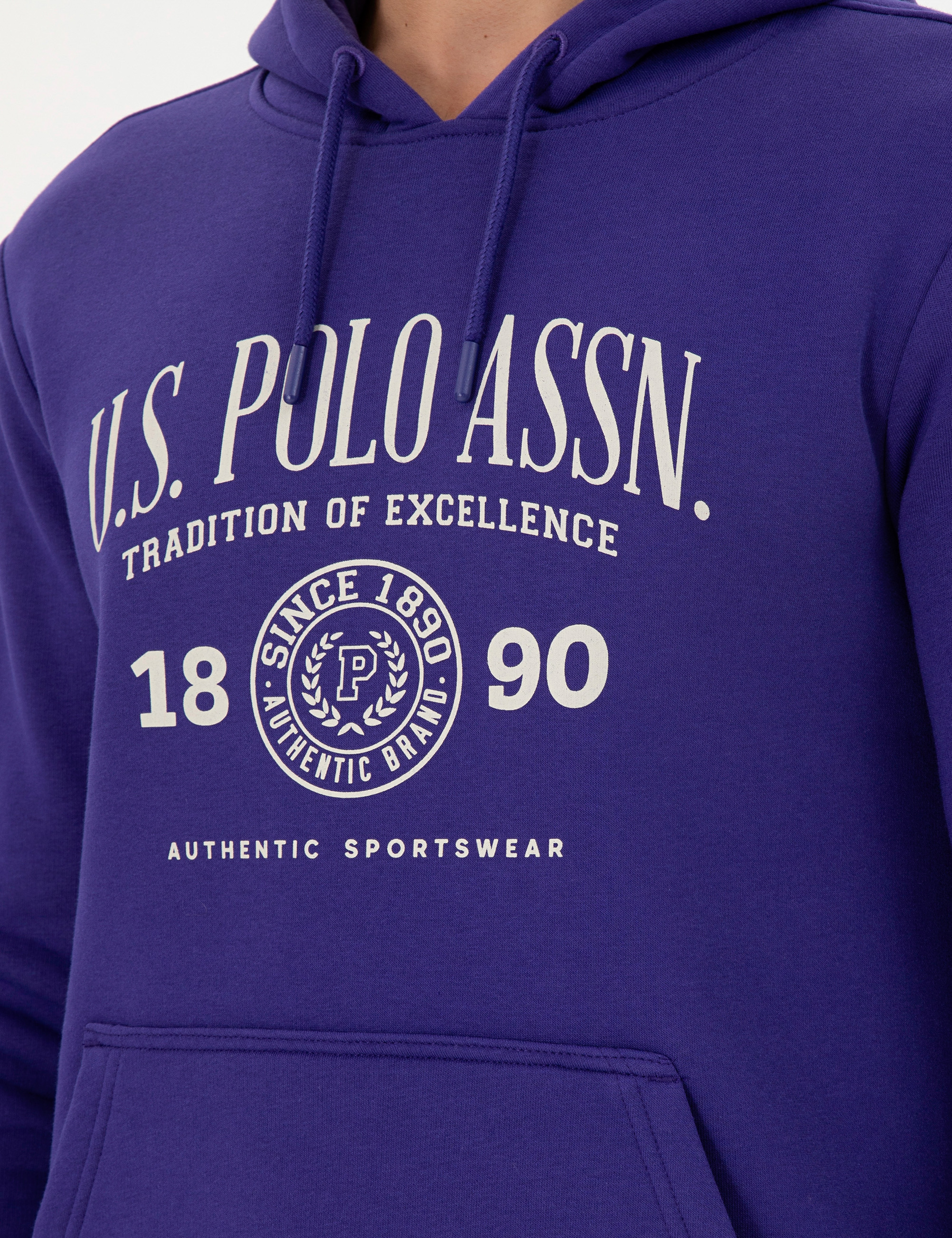 Erkek Mor Sweatshirt - Image 7