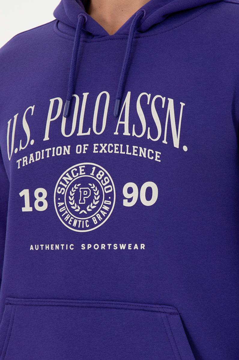 Erkek Mor Sweatshirt