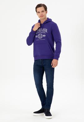Erkek Mor Sweatshirt - 50293446029