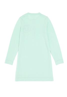 Kız Çocuk Su Yeşili Bisiklet Yaka Triko Elbise - 50297180020