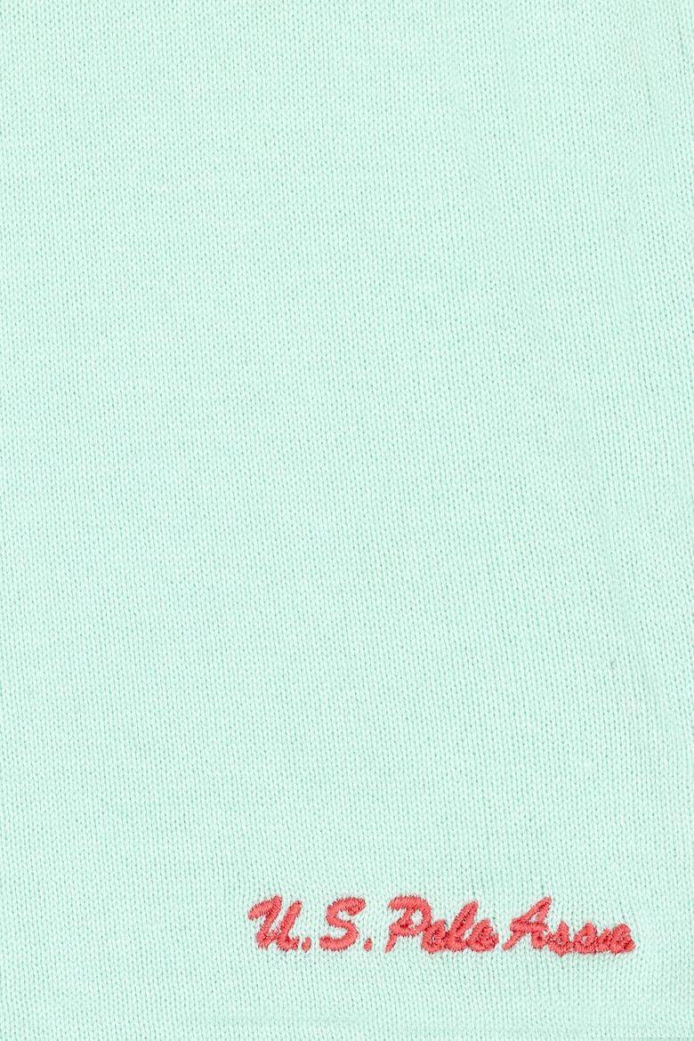 Kız Çocuk Su Yeşili Bisiklet Yaka Triko Elbise - 50297180020