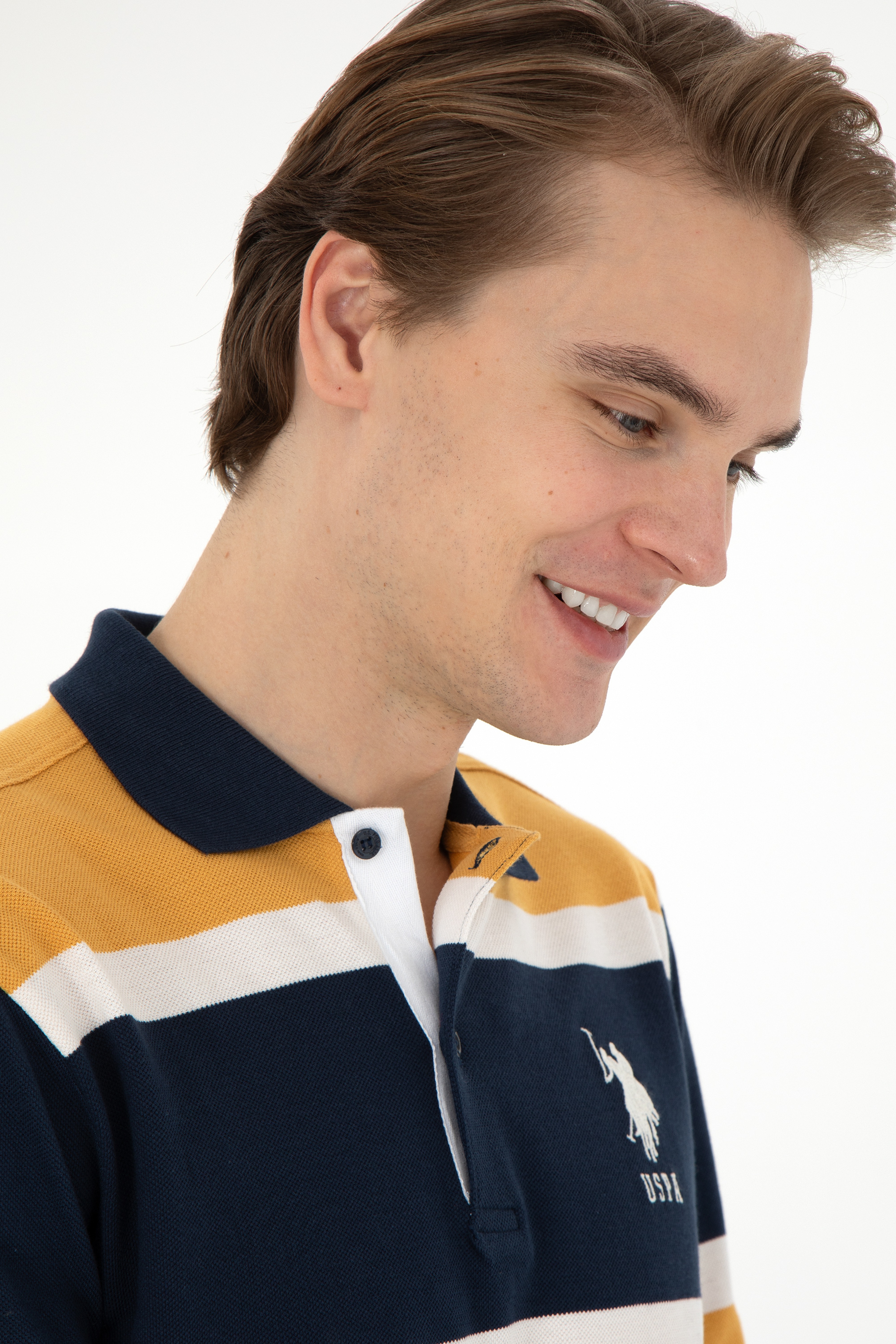Erkek Hardal Sweatshirt - Image 2