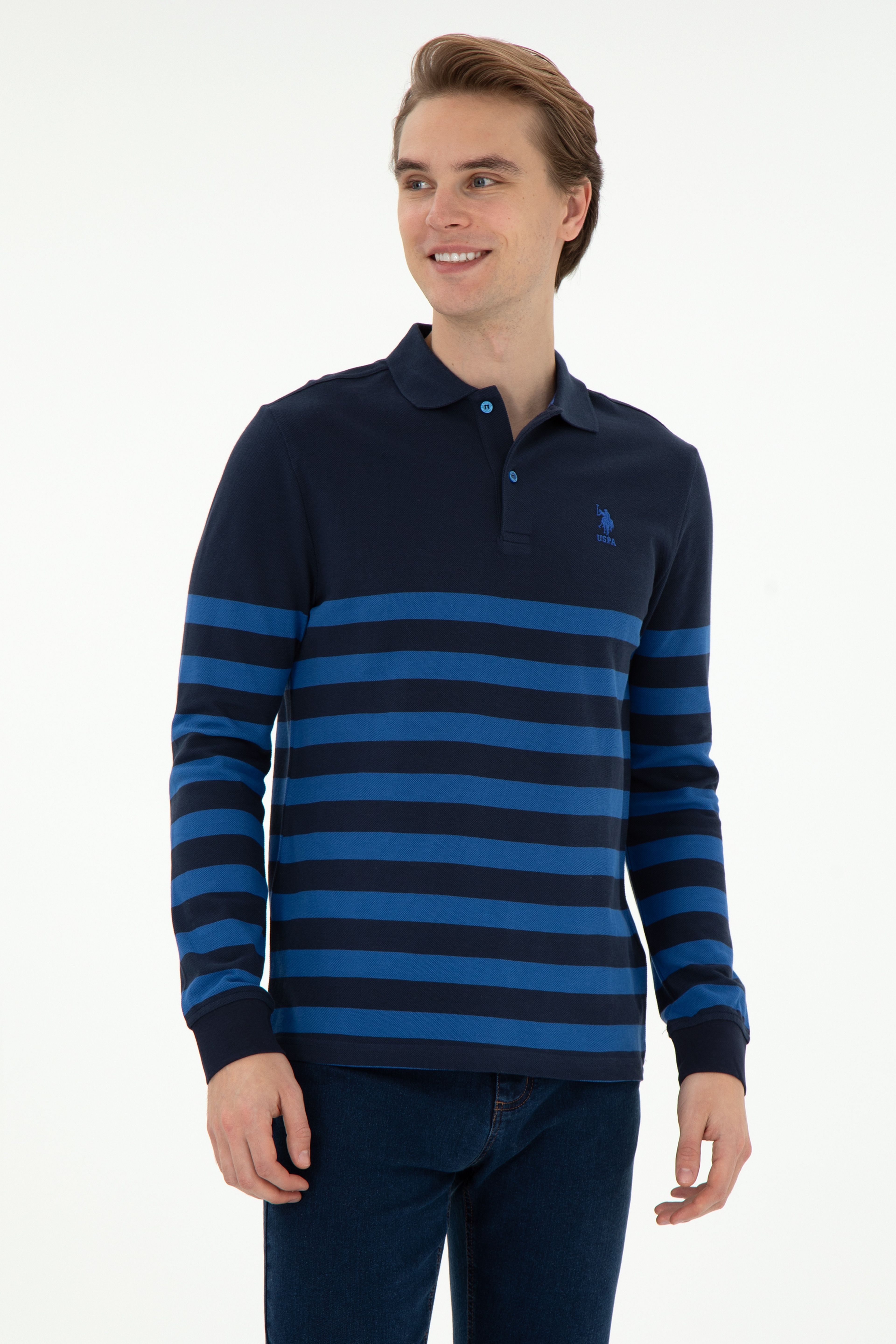 Erkek Lacivert Sweatshirt