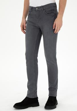 Erkek Gri Jean Pantolon - 50289465058
