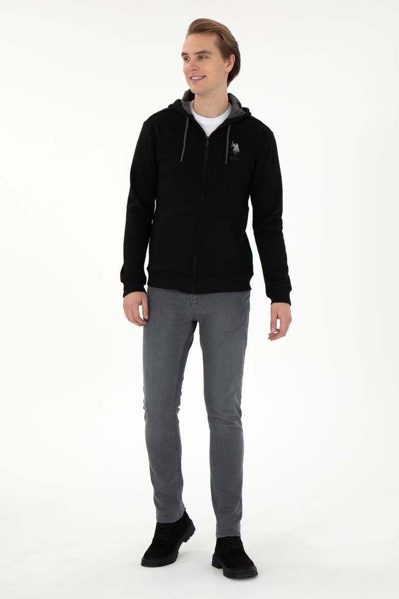 Erkek Gri Jean Pantolon