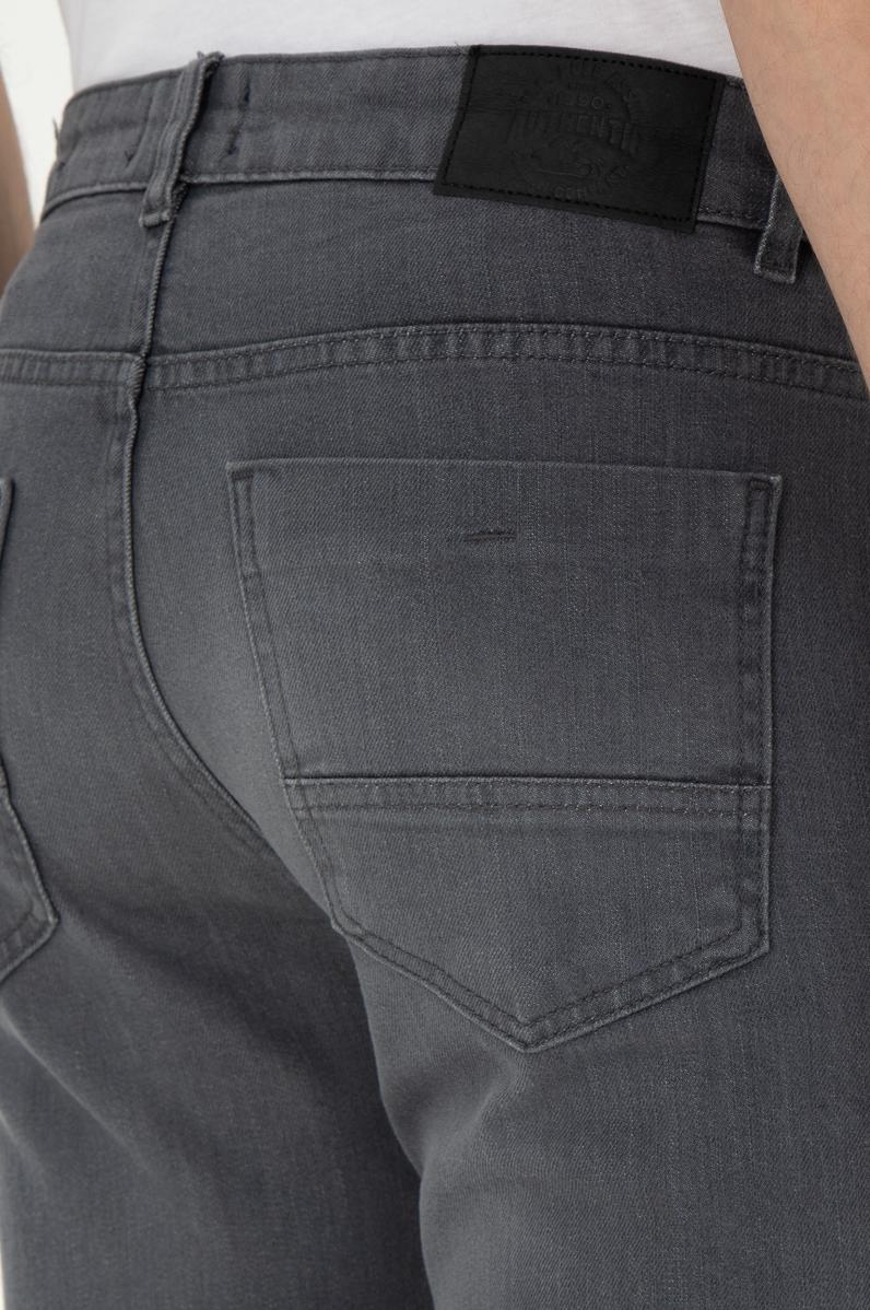 Erkek Gri Jean Pantolon