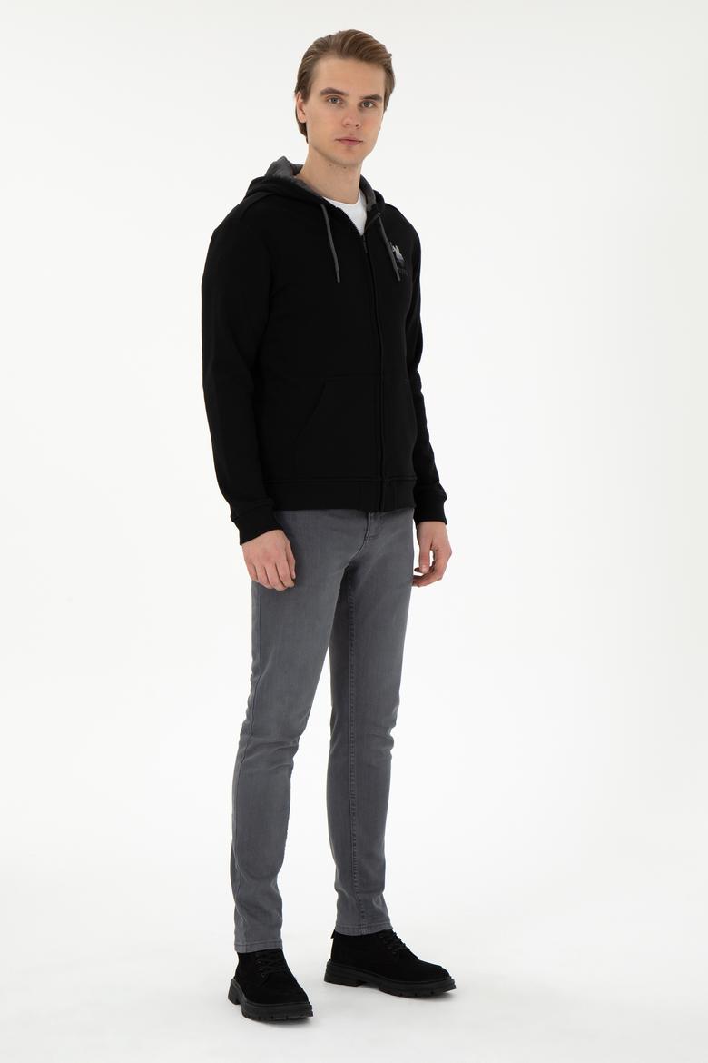 Erkek Gri Jean Pantolon - 50289465058