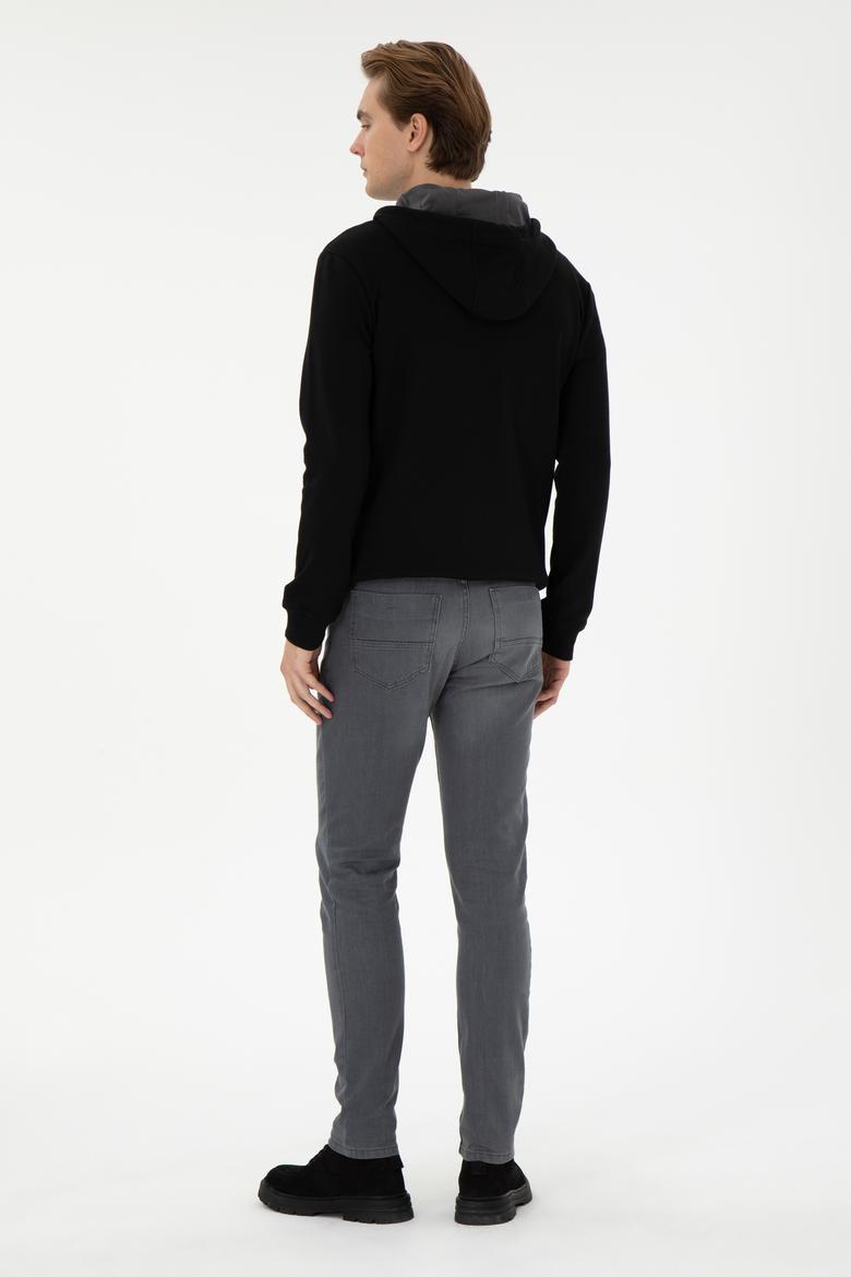Erkek Gri Jean Pantolon - 50289465058