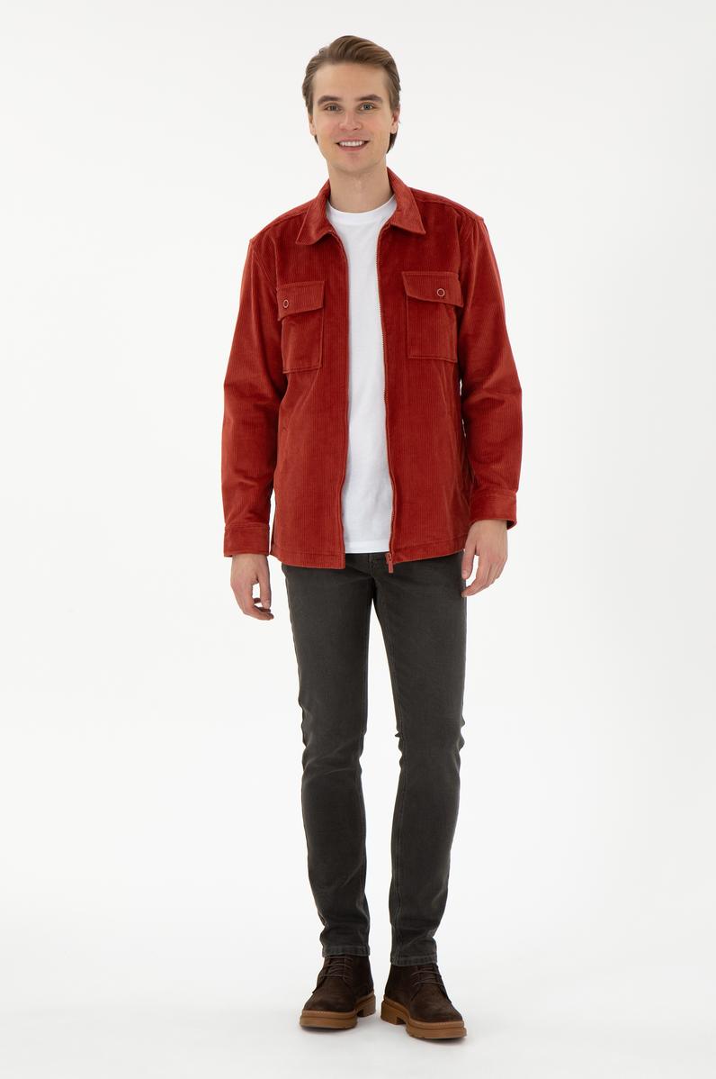 Erkek Kahverengi Jean Pantolon