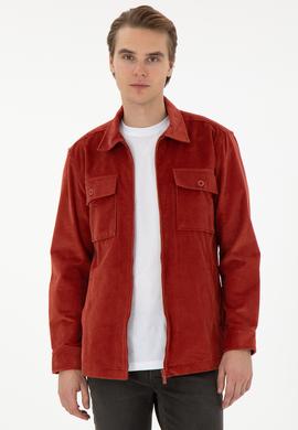 Erkek Kiremit Uzun Kollu Gömlek - 50291397007