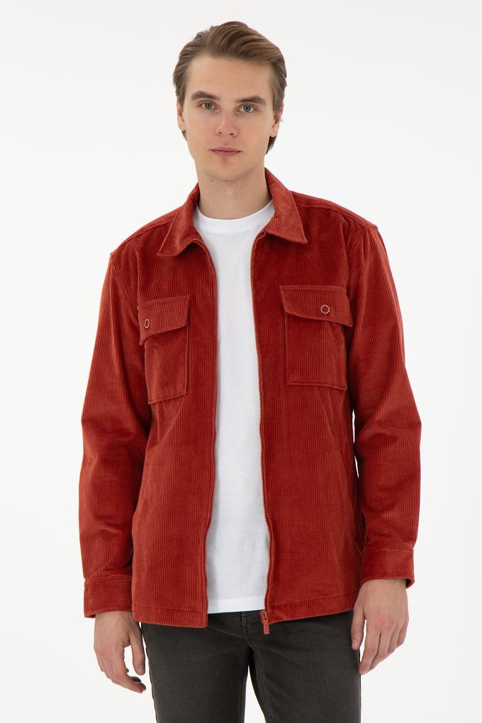 Erkek Kiremit Uzun Kollu Gömlek