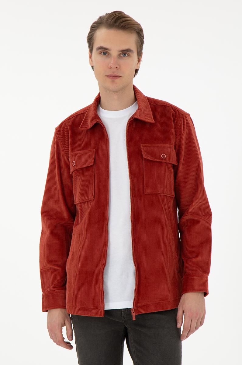 Erkek Kiremit Uzun Kollu Gömlek