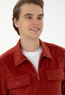 Erkek Kiremit Uzun Kollu Gömlek - 50291397007