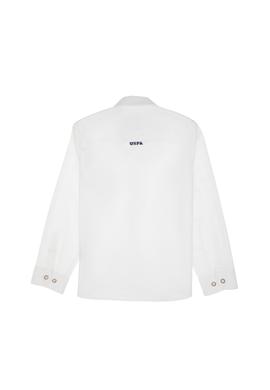 Erkek Çocuk Beyaz Uzun Kollu Basic Gömlek - 50295663017