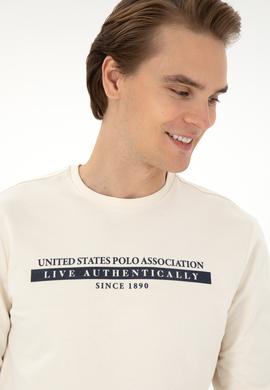 Erkek Krem Sweatshirt - 50290260011