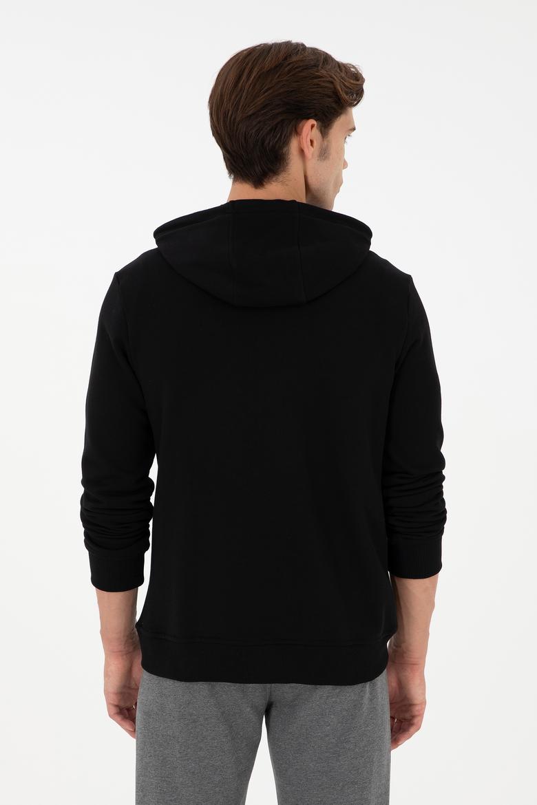 Erkek Siyah Örme Hırka - 50295172037