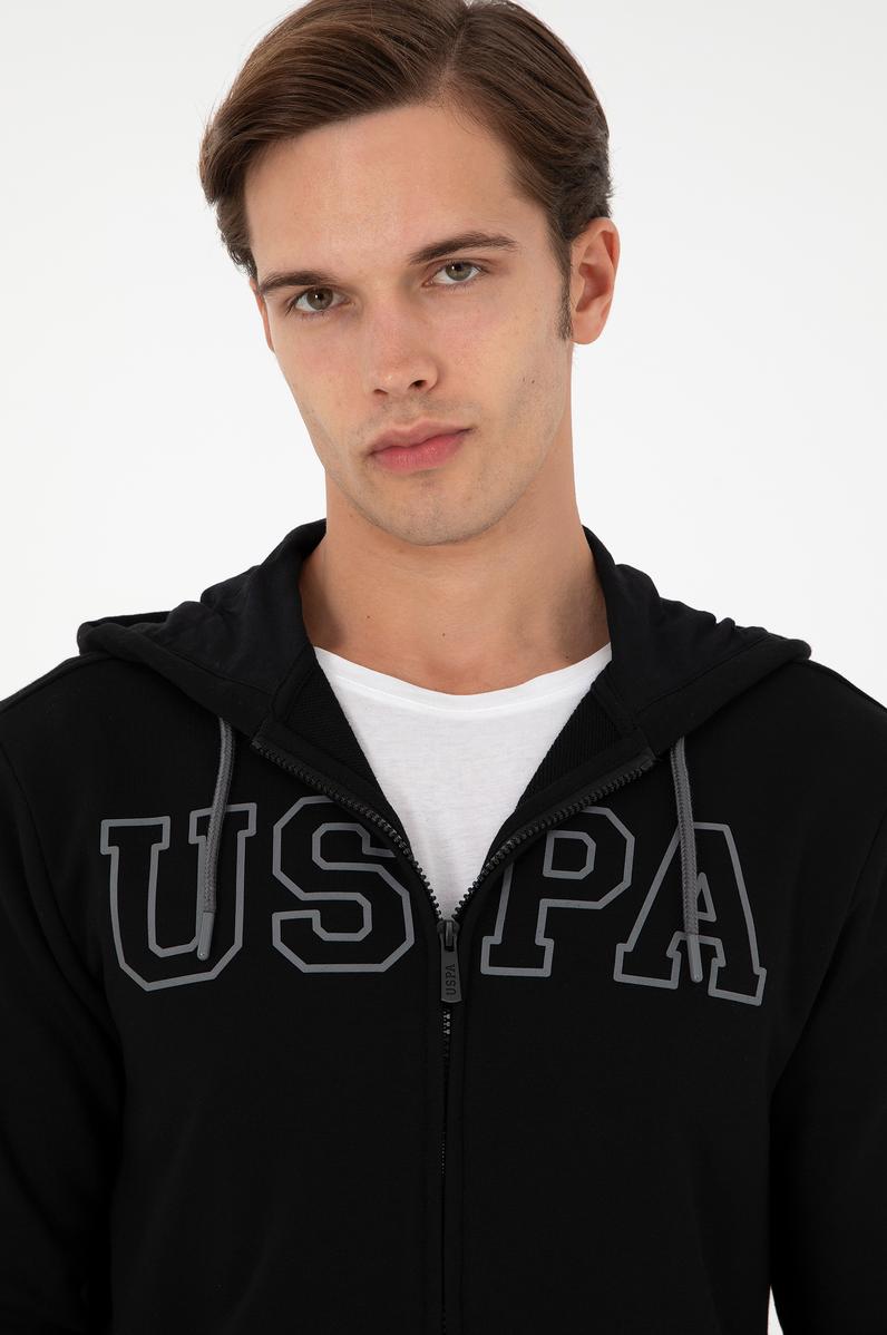 Erkek Siyah Örme Hırka