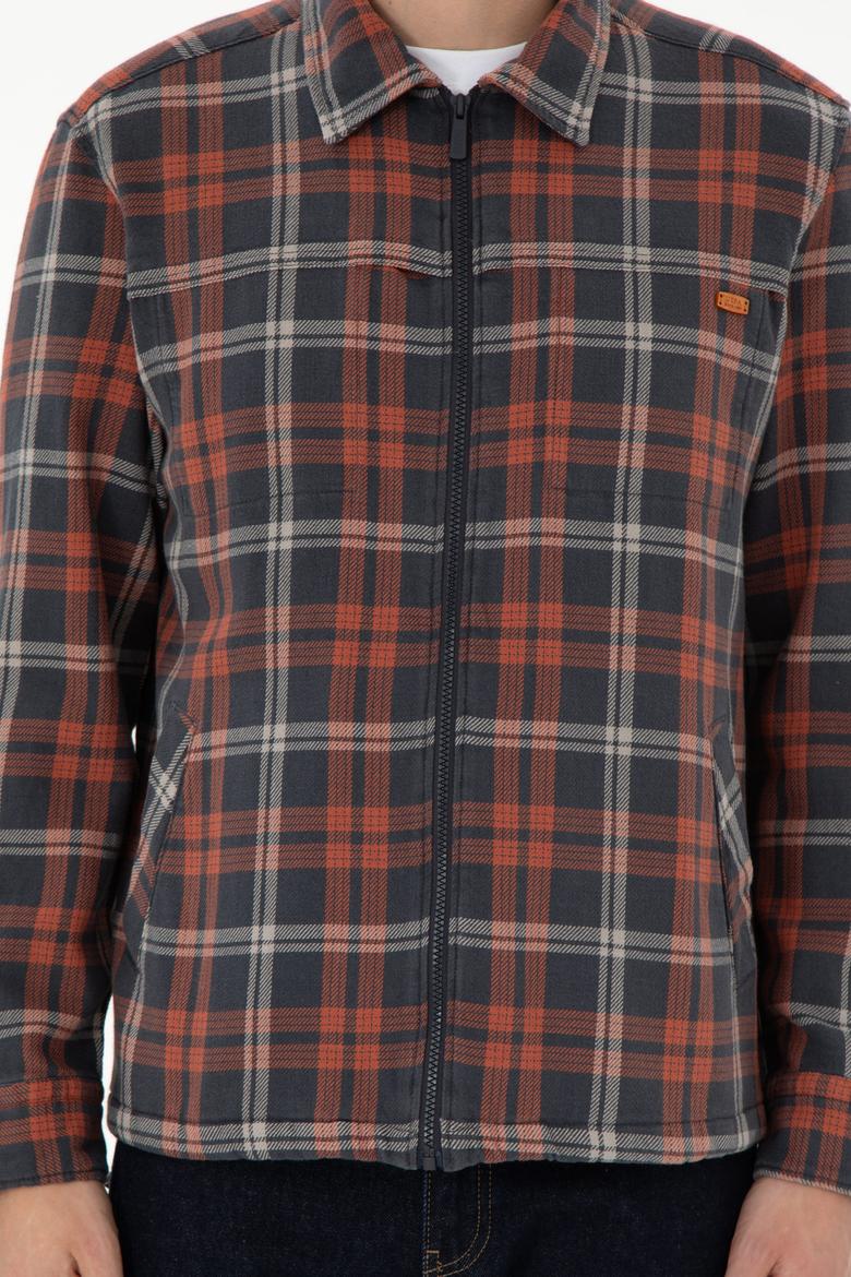 Erkek Kiremit Uzun Kollu Gömlek - 50292179001