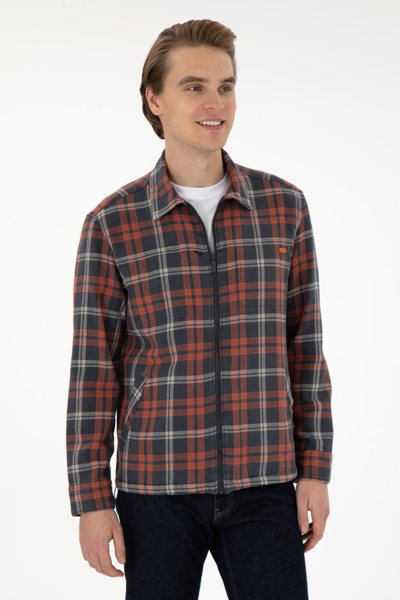 Erkek Kiremit Uzun Kollu Gömlek