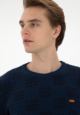 Erkek Lacivert Kazak - 50293080018