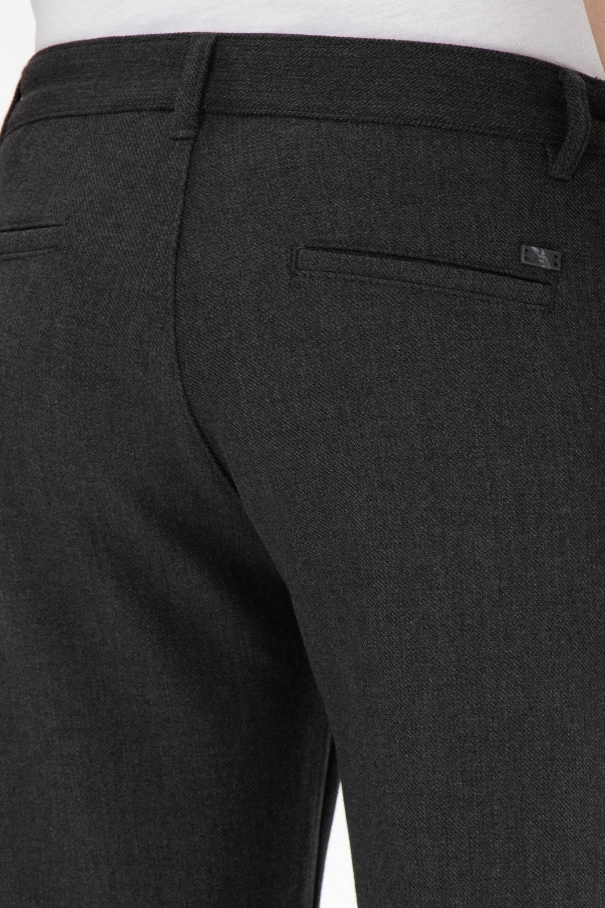 Erkek Jogger Fit Antrasit Kanvas Pantolon