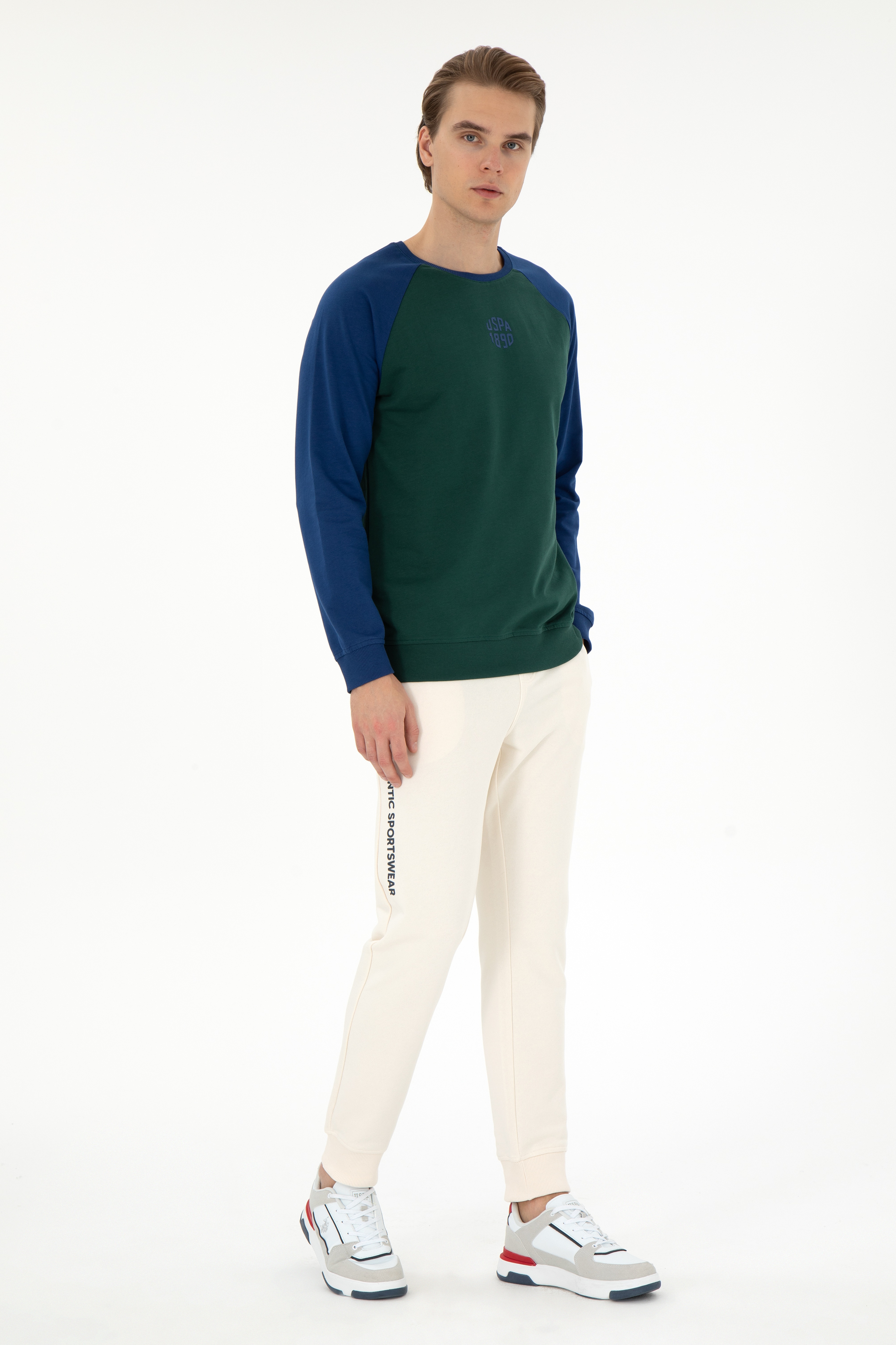 Erkek Koyu Yeşil Sweatshirt - Image 4
